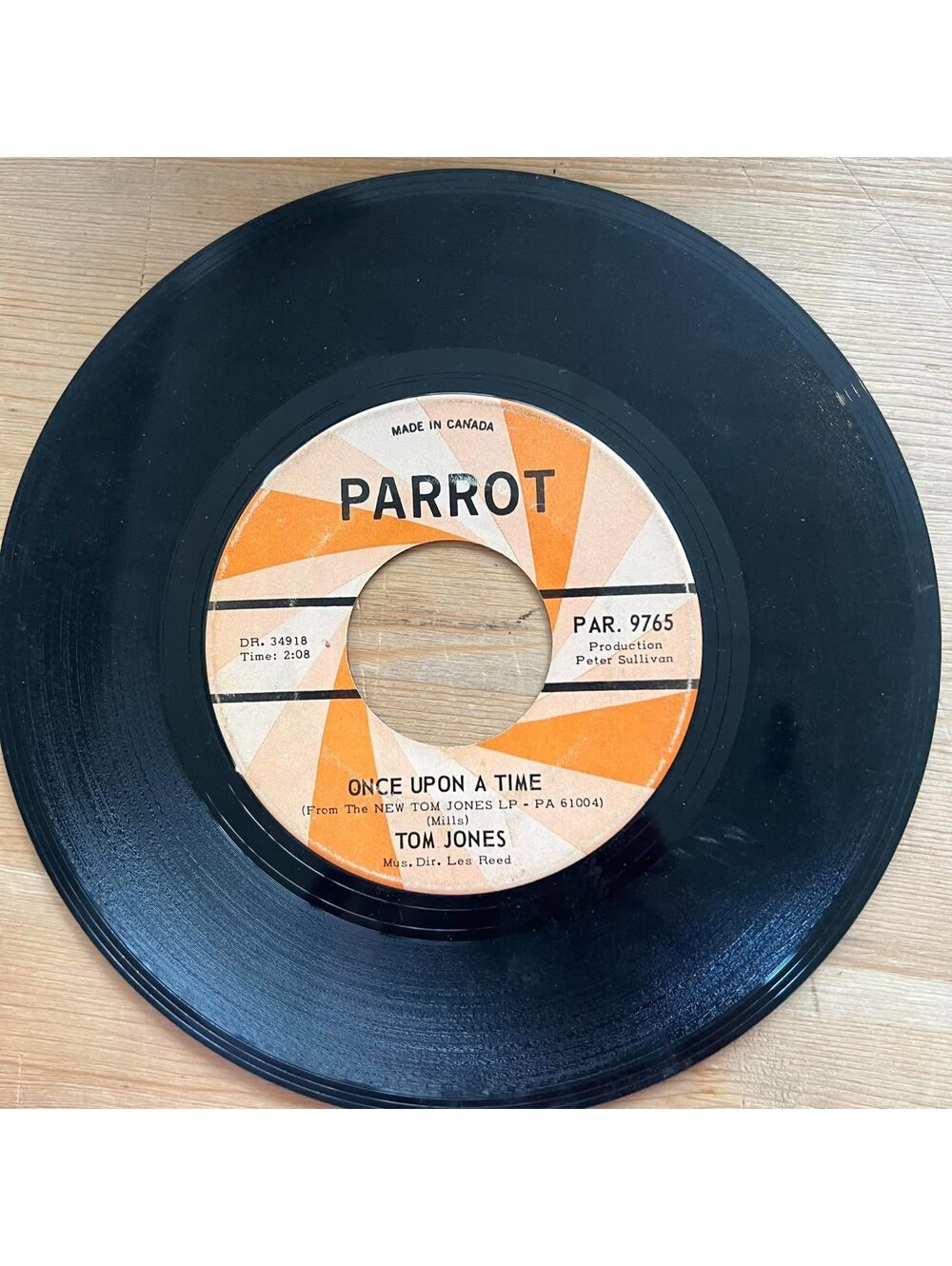 Tom Jones - Once upon a Time/What's New Pussycat? 45rpm VG+ R20